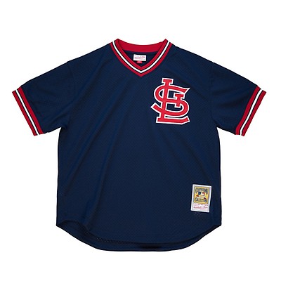 Men's Mitchell & Ness Ozzie Smith 1996 St. Louis Cardinals Batting Practice Cooperstown Jersey