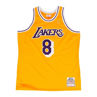 1996/97 Kobe Bryant #8 Los Angeles Lakers Retro Blue Jersey