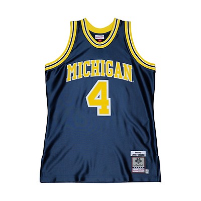 Men's Mitchell & Ness Charles Woodson Navy Michigan Wolverines Authentic  Jersey