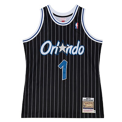 New Penny Hardaway Mitchell & Ness Orlando Magic Jersey Mens L Blue  Galaxy NBA