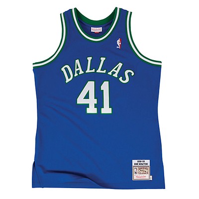 Mitchell & Ness Ghost Green Camo Swingman Dirk Nowitzki Dallas Mavericks 1998-99 Jersey