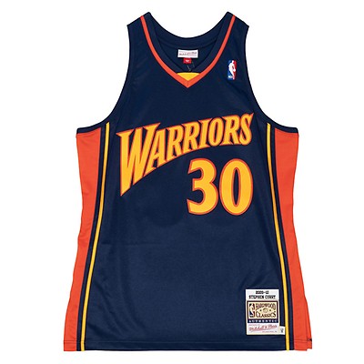 Stephen Curry Golden State Warriors Mitchell & Ness Hardwood Classics 2009-10 Home Authentic Jersey - White