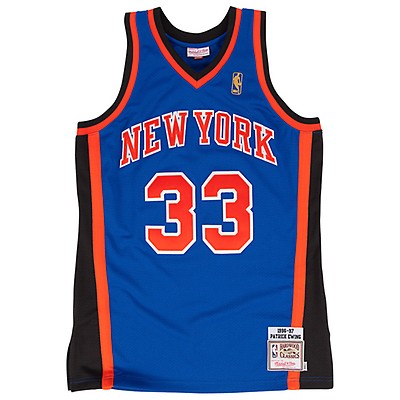 Knicks Mitchell & Ness 75th Silver Walt Frazier #10 Swingman Jersey