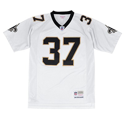 NFL Auction  ALS - SAINTS STEVE GLEASON SIGNED MITCHELL & NESS SAINTS  THROWBACK JERSEY - SIZE 44