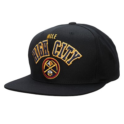 Denver Nuggets Mitchell & Ness Cut Away Snapback Hat