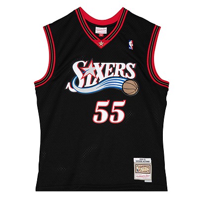 Sixers Retro 76ers Allen Iverson Mitchell & Ness White 2001 NBA Authentic  Jersey