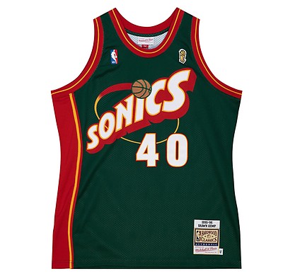 Packer Shoes x Mitchell and Ness AUTHENTICE Jersey 1996 NBA All Stars Shawn Kemp 2XL