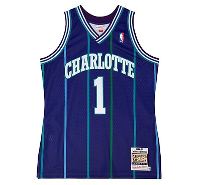 MINT VTG 90S NBA AUTHENTIC CHARLOTTE HORNETS LARRY JOHNSON JERSEY SIZE 44