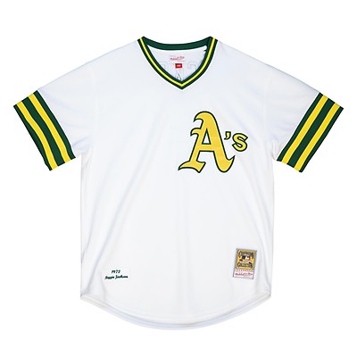 Men's Mitchell & Ness Rickey Henderson Green Oakland Athletics 1998 Cooperstown Mesh Batting Practice Jersey