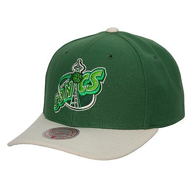 MITCHELL & NESS - Men - Seattle Supersonics Wool 2 Tone Snapback HWC -  Green/Red