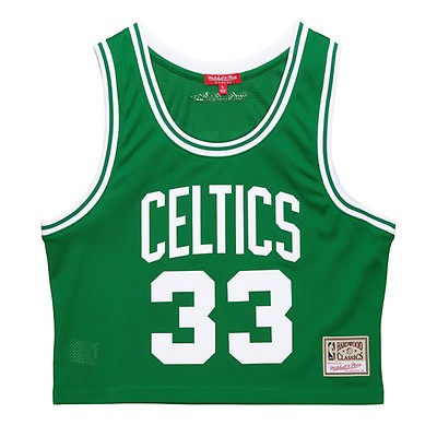 33 LARRY BIRD Boston Celtics NBA Forward Green M&N Throwback Jersey