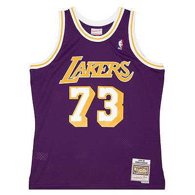 rodman lakers jersey authentic