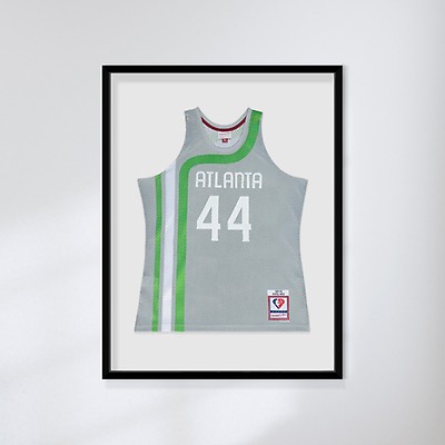 : Pistol Pete Maravich Atlanta Hawks Men's Blue HWC