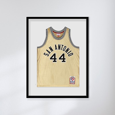 David Robinson Autographed and Framed White San Antonio Spurs Jersey