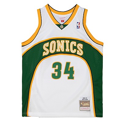 Mitchell and Ness Kids' Milwaukee Bucks Ray Allen #34 Swingman Retro Jersey