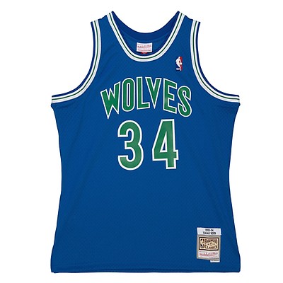 Youth Mitchell & Ness Kevin Garnett Blue Minnesota Timberwolves 1995-96  Hardwood Classics Swingman Jersey