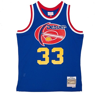 Mitchell & Ness NBA Swingman Jersey Denver Nuggets Alternate 2006-07 Allen Iverson #3 Men Jerseys Blue in Size:M