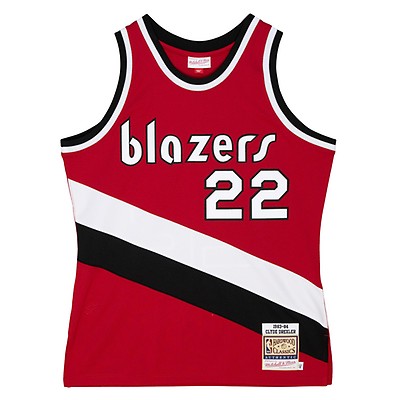 32 BILL WALTON Portland Trail Blazers NBA Center White Throwback Jersey
