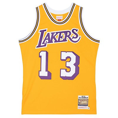 Los Angeles Lakers Kareem Abdul-Jabbar Road Swingman Jersey By Mitchell &  Ness - Light Gold - Mens