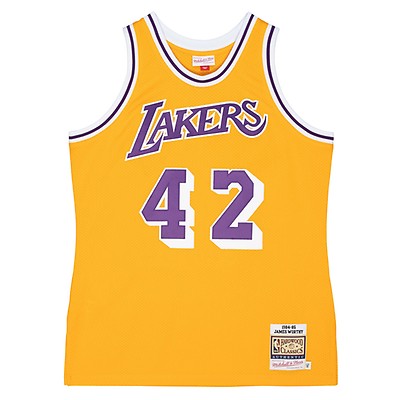 Mitchell & Ness Los Angeles Lakers Jerry West Throwback Road Swingman  Jersey Blue (Medium)