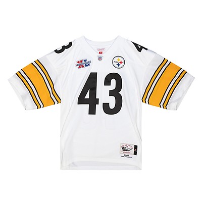 Women's Mitchell & Ness Troy Polamalu White Pittsburgh Steelers 2005 Legacy Replica Team Jersey