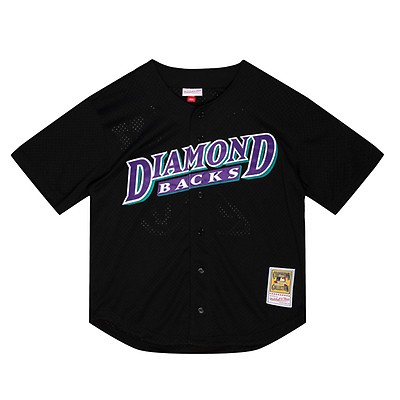  Mitchell & Ness Arizona Diamondbacks 1999 Randy Johnson  Authentic Button Down BP Jersey - Black (Small) : Sports & Outdoors