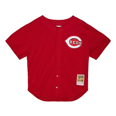 Men's Mitchell & Ness Barry Larkin 1990 Cincinnati Reds Batting