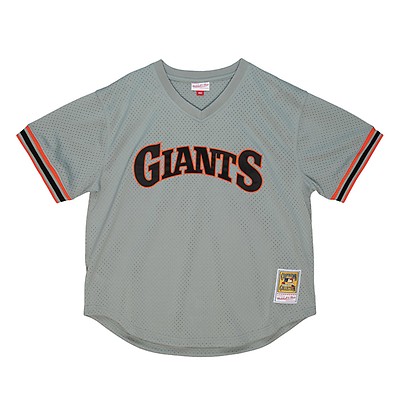 Big & Tall Men's Mitchell and Ness San Francisco Giants Barry Bonds Replica  White 1989 Throwback Jersey