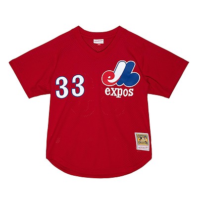 MLB Montreal Expos Men's Mitchell and Ness 2002 Authentic Mesh BP