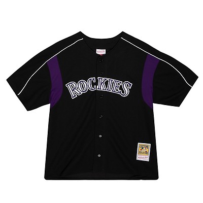 Buy MLB Youth Colorado Rockies Todd Helton White/Purple Pinstripes Home  Short Sleeve 6 Button Synthetic Replica Baseball Jersey Spring 2011  (White/Purple Pinstripes, Medium) Online at Low Prices in India 