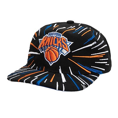 New York Knicks Mitchell & Ness Shark Tooth Jacket - Blue