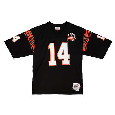 Men's Mitchell & Ness Ken Anderson Black Cincinnati Bengals 1981 Authentic  Retired Player Jersey