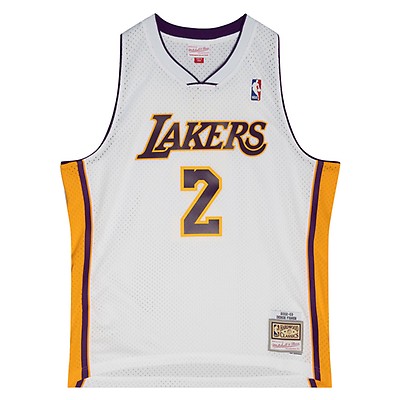 Men's Mitchell & Ness Lamar Odom Gold Los Angeles Lakers Hardwood