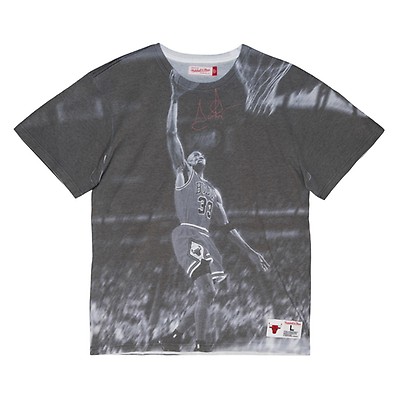 Mitchell and Ness Men's Mitchell & Ness NBA Paintbrush Houston Rockets  Sublimated Graphic T-Shirt