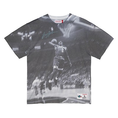 Vintage Utah Jazz Magic Johnson All Over Print Basketball Tshirt