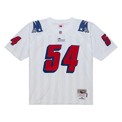Men's Mitchell & Ness Tedy Bruschi Royal New England Patriots Legacy Replica Jersey Size: Small
