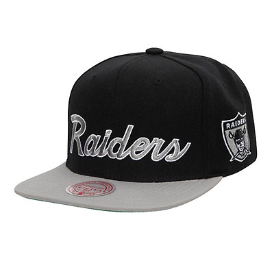 NFL Oakland Raiders Mitchell & Ness SnakeSkin Adjustable S…