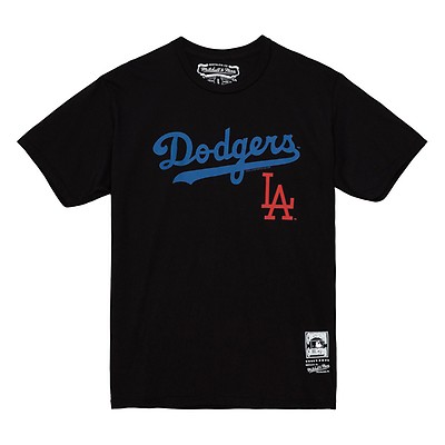 Mitchell & Ness x MLB LA Dodgers Black T-Shirt