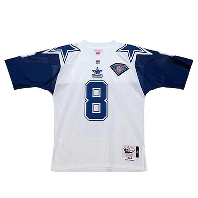 Dallas Cowboys Troy Aikman #8 Authentic White Jersey Champion NWT 44 620