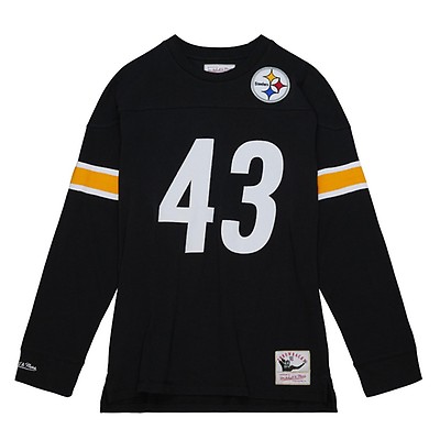 Jack Lambert Pittsburgh Steelers Mitchell & Ness Retired Player Name Number Long Sleeve Top - Black