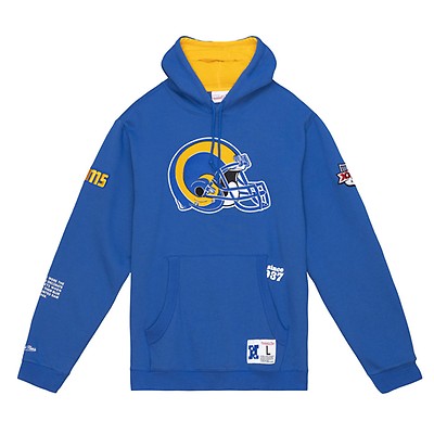 Men's Starter Black Los Angeles Rams Vamos Rams Pullover Hoodie