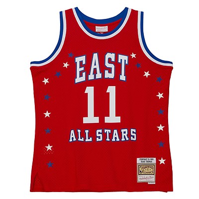 Isiah Thomas Autographed Mitchell & Ness 1989 All Star Game Swingman Jersey  w/ 12x All Star - Detroit City Sports