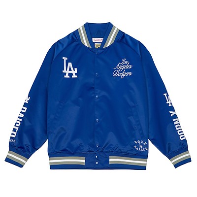 Mitchell & Ness Los Angeles Dodgers City Collection Satin Jacket L / White