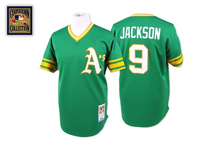 Reggie Jackson Men's Oakland Athletics Alternate Jersey - Gold Replica