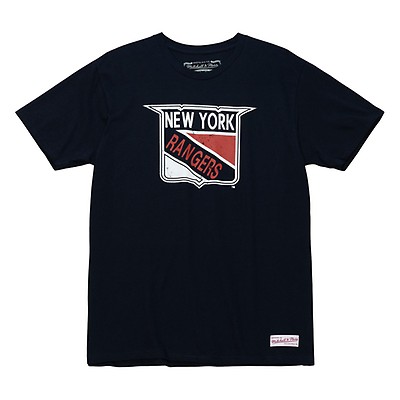 Mitchell & Ness New York Rangers Head Coach Crewneck Sweatshirt 3X Black/White/Multi