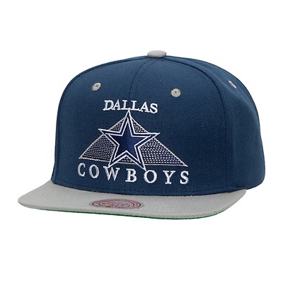 Nfl store Dallas cowboys grey blue cap hat vinyl logo team headware sz s/m  nwt