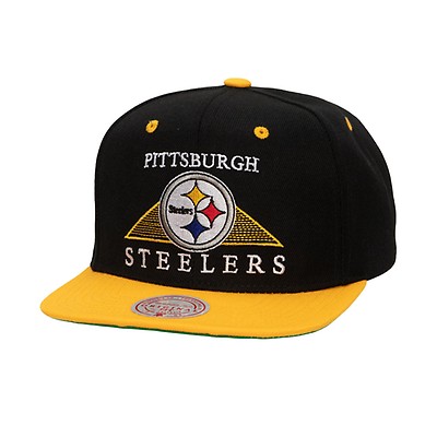 Pittsburgh Steelers Men's Mitchell & Ness Snapback Script Hat