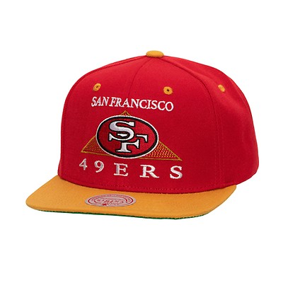 NFL Official San Francisco 49ers Big Logo Red Gold Twins Inc Snapback Hat