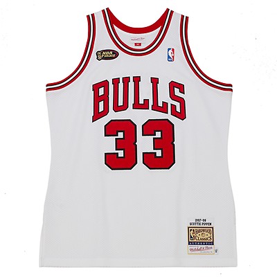 Mitchell & Ness Swingman Chicago Bulls Road 1997-98 Dennis Rodman Jersey, Red