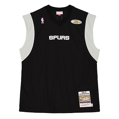 San Antonio Spurs Colour Block Hoodie 2.0 By Mitchell & Ness - Mens